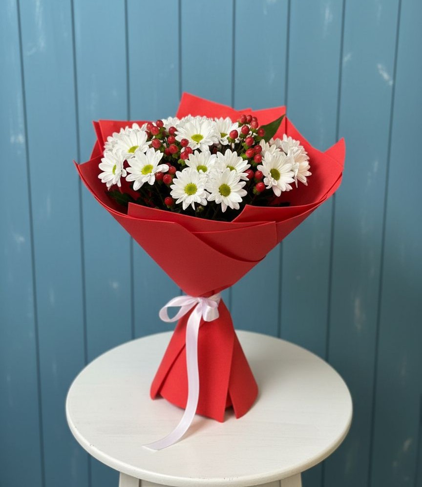 Букет цветов из: Хризантемы в Гатлукае