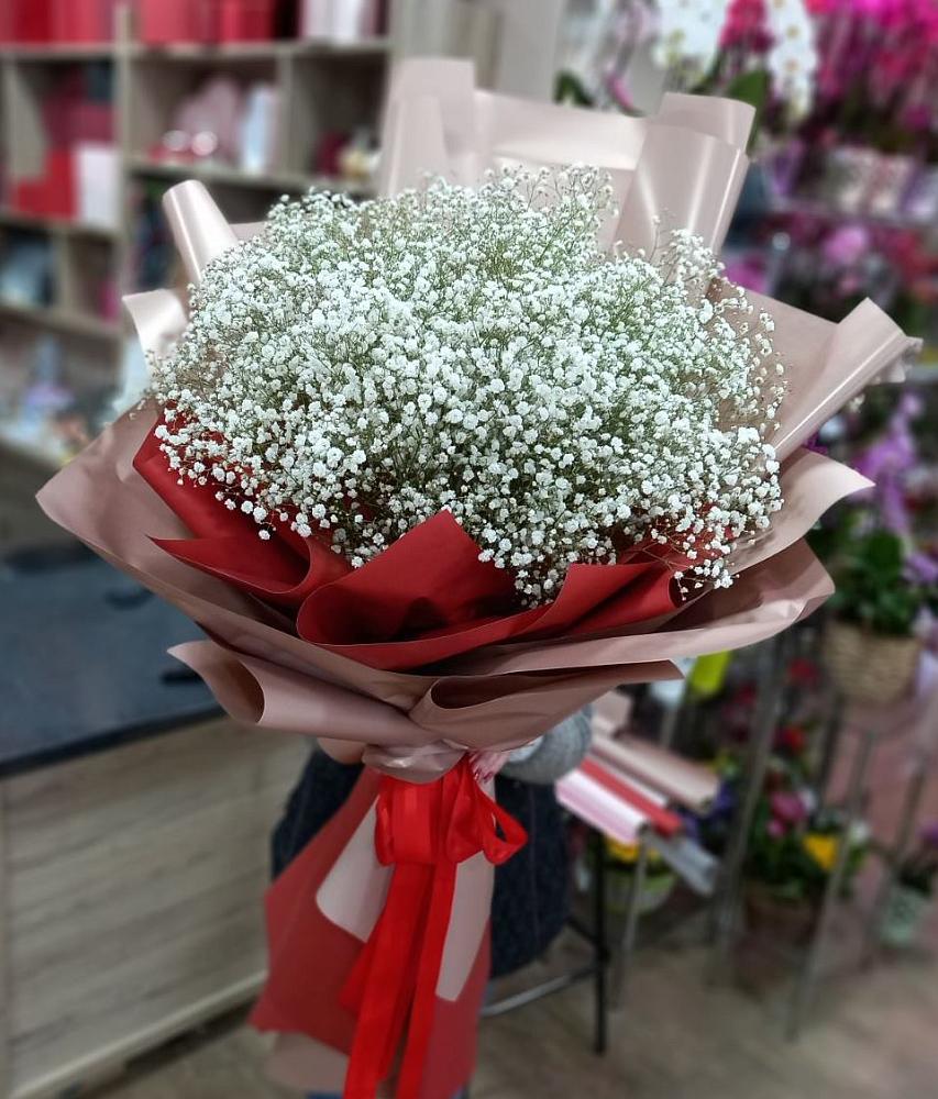 Букет Белые хлопья в Гатлукае Букет цветов из: Гипсофила в Гатлукае