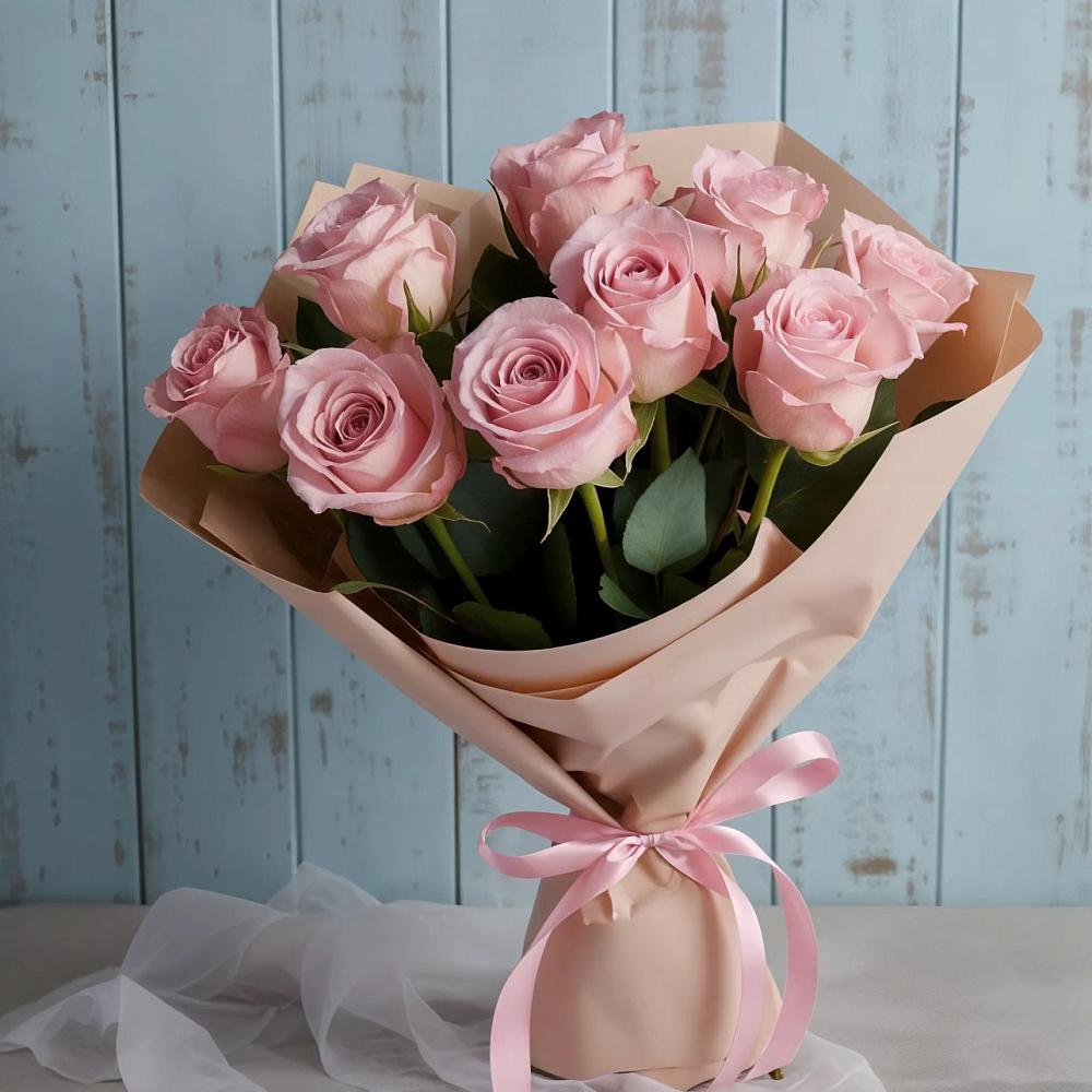 Букет цветов из: Розы в Гатлукае