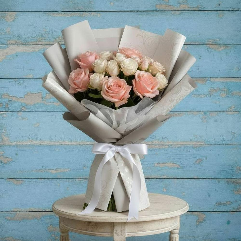 Букет цветов из: Розы в Гатлукае