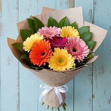 Букет цветов из:  Герберы #REPLACE_PRED# Гатлукае