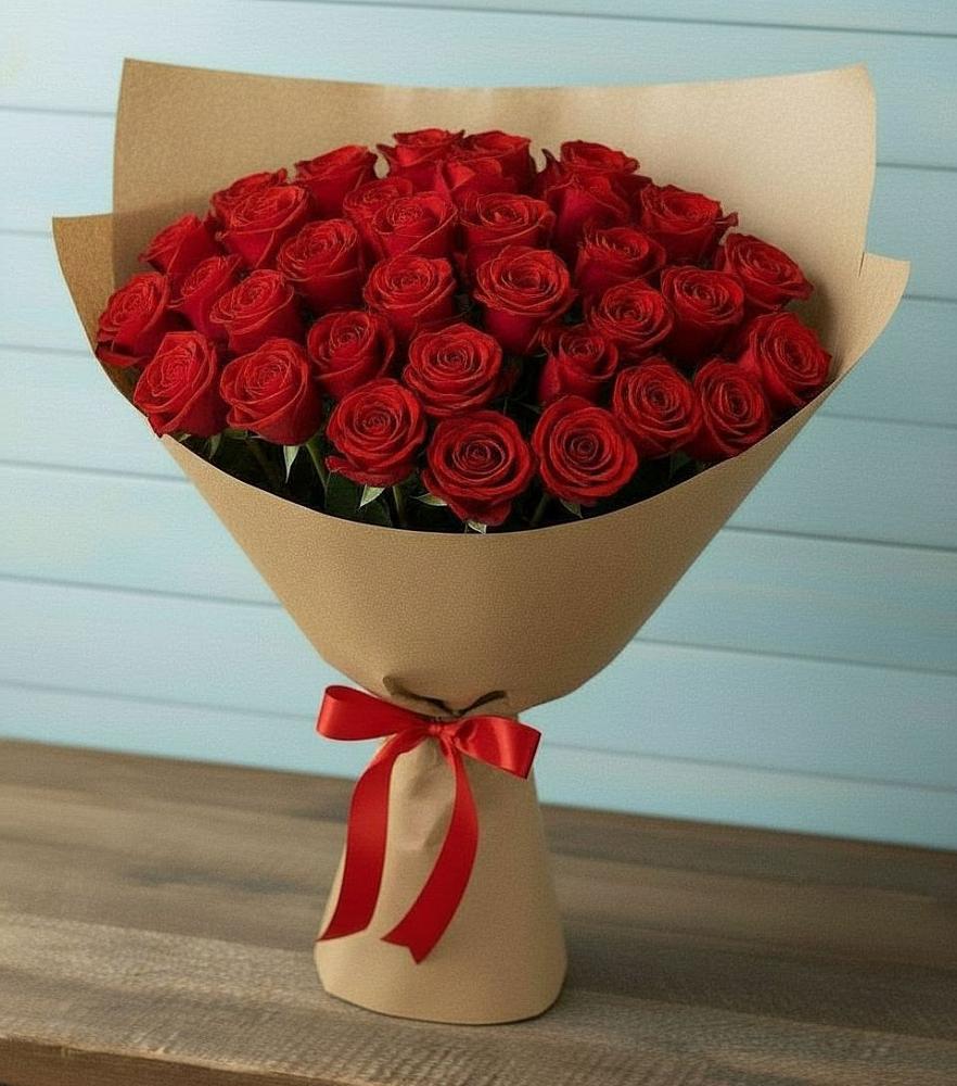 Букет Красные розы Милано в Гатлукае