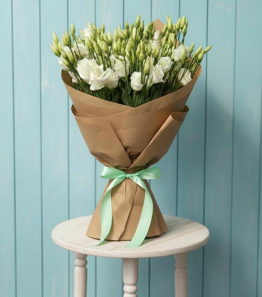 Букет цветов из: Лизиантусы в Гатлукае