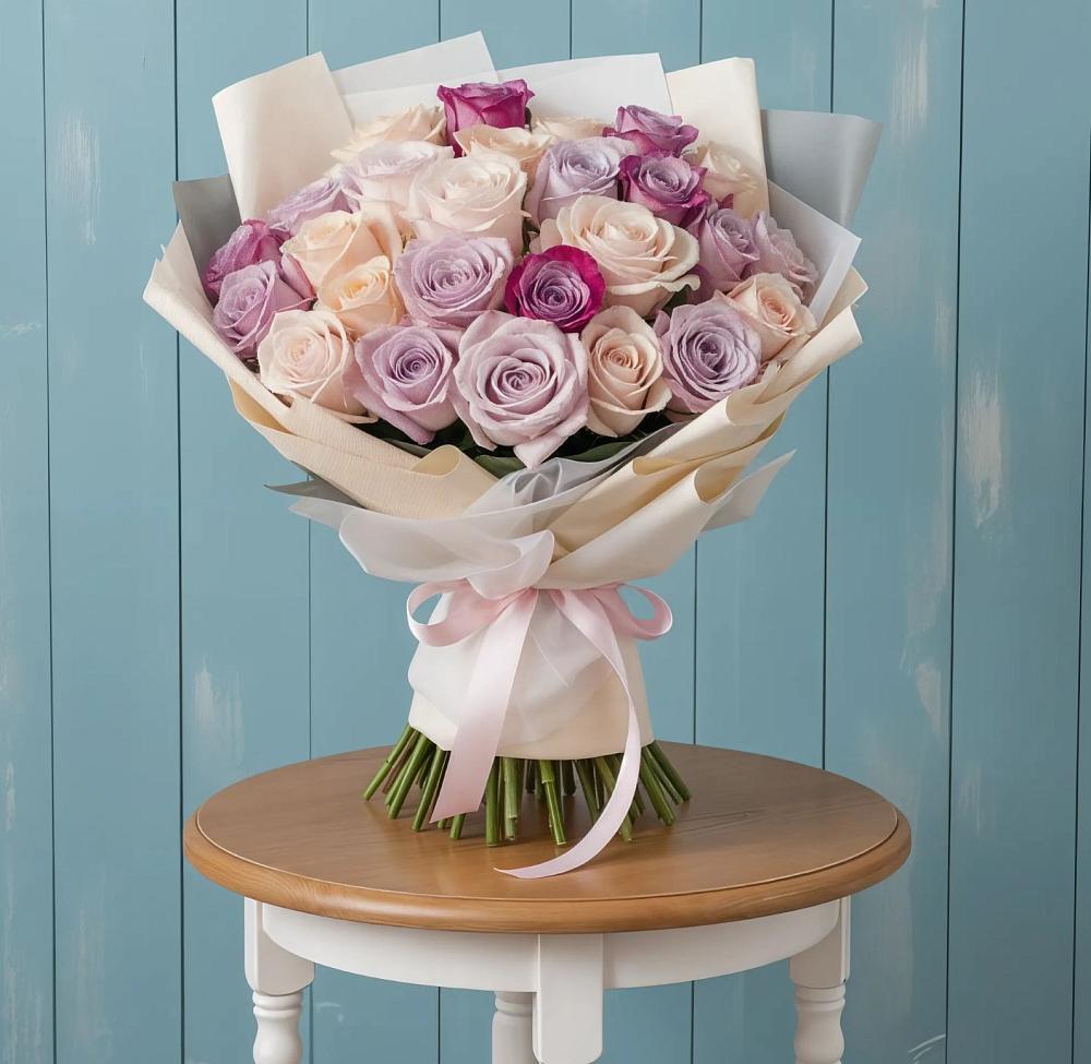 Букет цветов из: Розы в Гатлукае