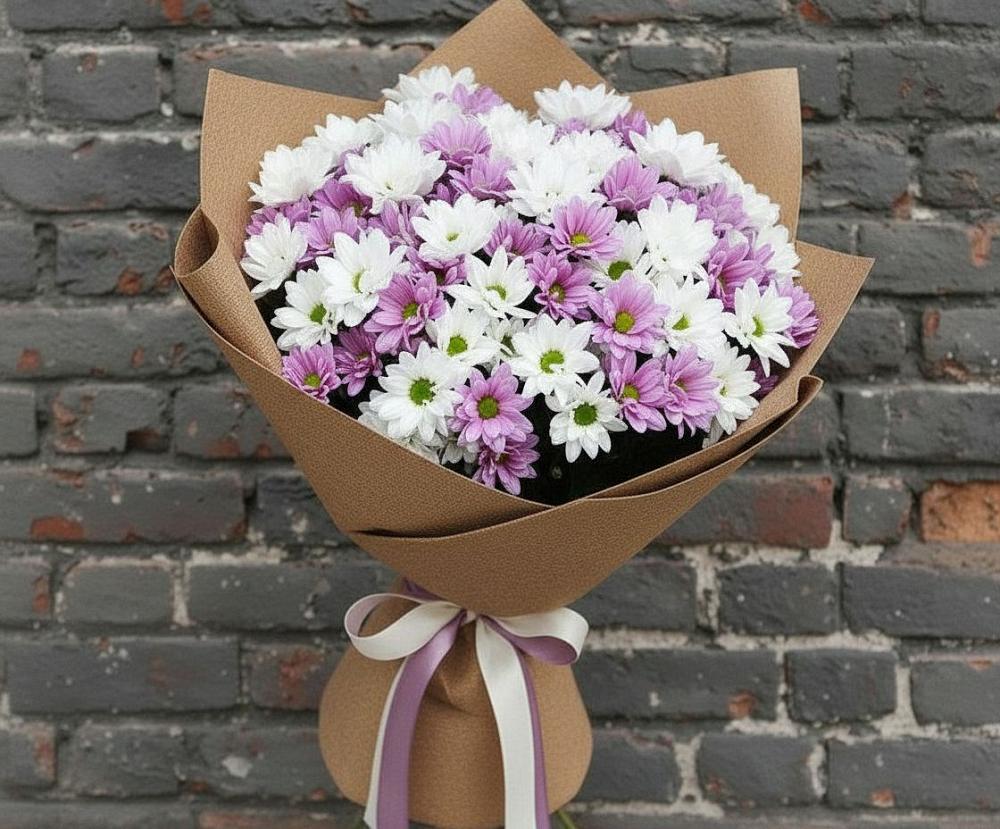 Букет цветов из: Хризантемы в Гатлукае