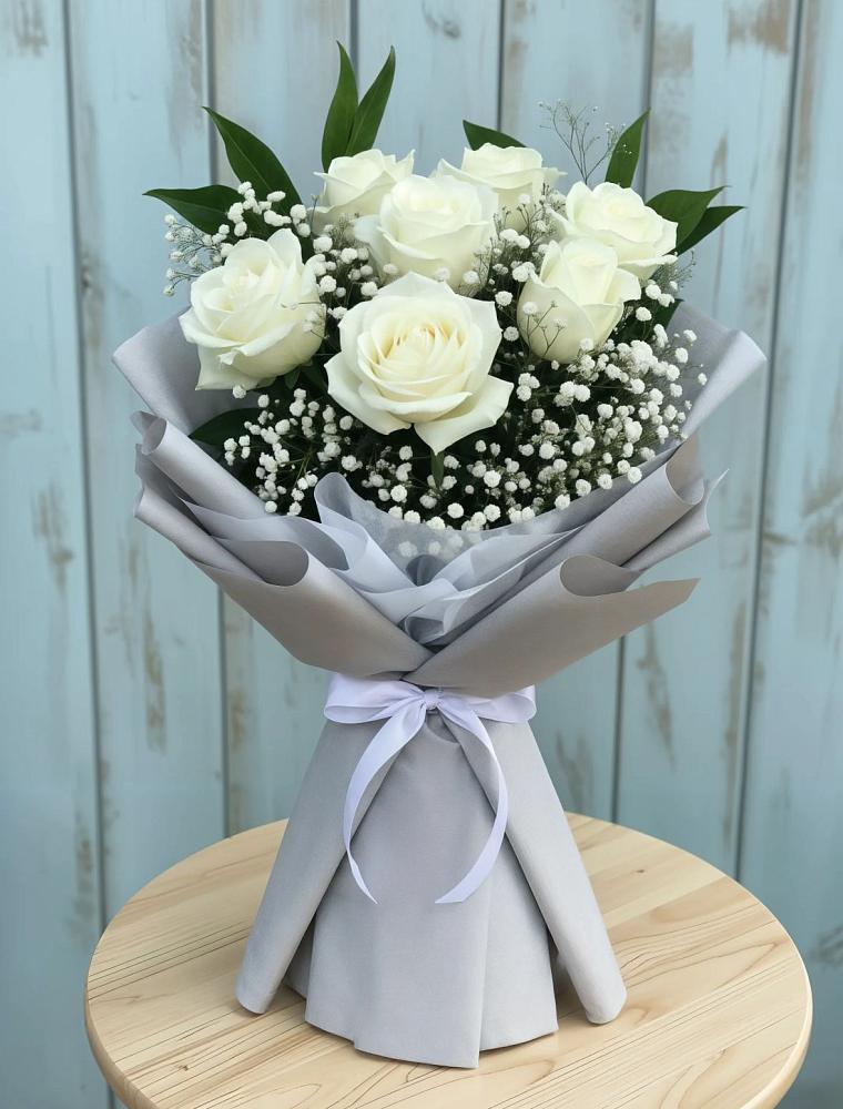 Букет цветов из: Розы в Гатлукае