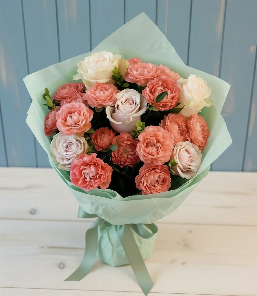 Букет цветов из: Розы в Гатлукае