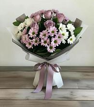 Букет цветов из:  Хризантемы и Розы в Гатлукае